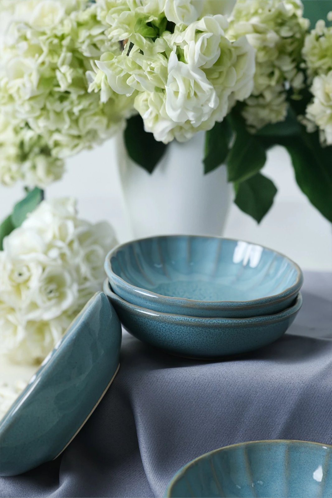 Set pjatash për meze (6 copë), Hermia Concept, ngjyrë turquoise, X00019038 Set pjatash për meze (6 copë), Hermia Concept, ngjyrë turquoise, X00019038