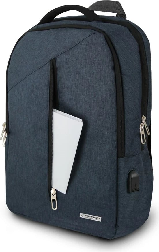 Çantë shpine për laptop Esperanza ET196, 15.6", Blu
