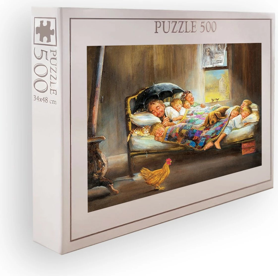 Puzzle 500 copë, Evila Originals, PZL_06_500, shumëngjyrësh