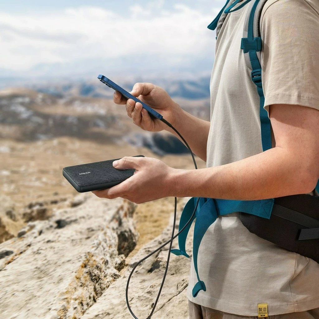 Powerbank Anker PowerCore III Sense 20K, 20000 mAh, Power Delivery, Ngjyrë e zezë