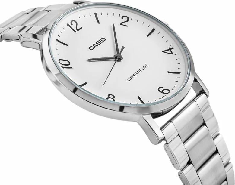 Orë dore për meshkuj CASIO, argjendtë