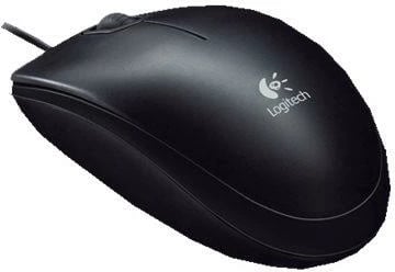 Maus Logitech B100 - USB, e zezë