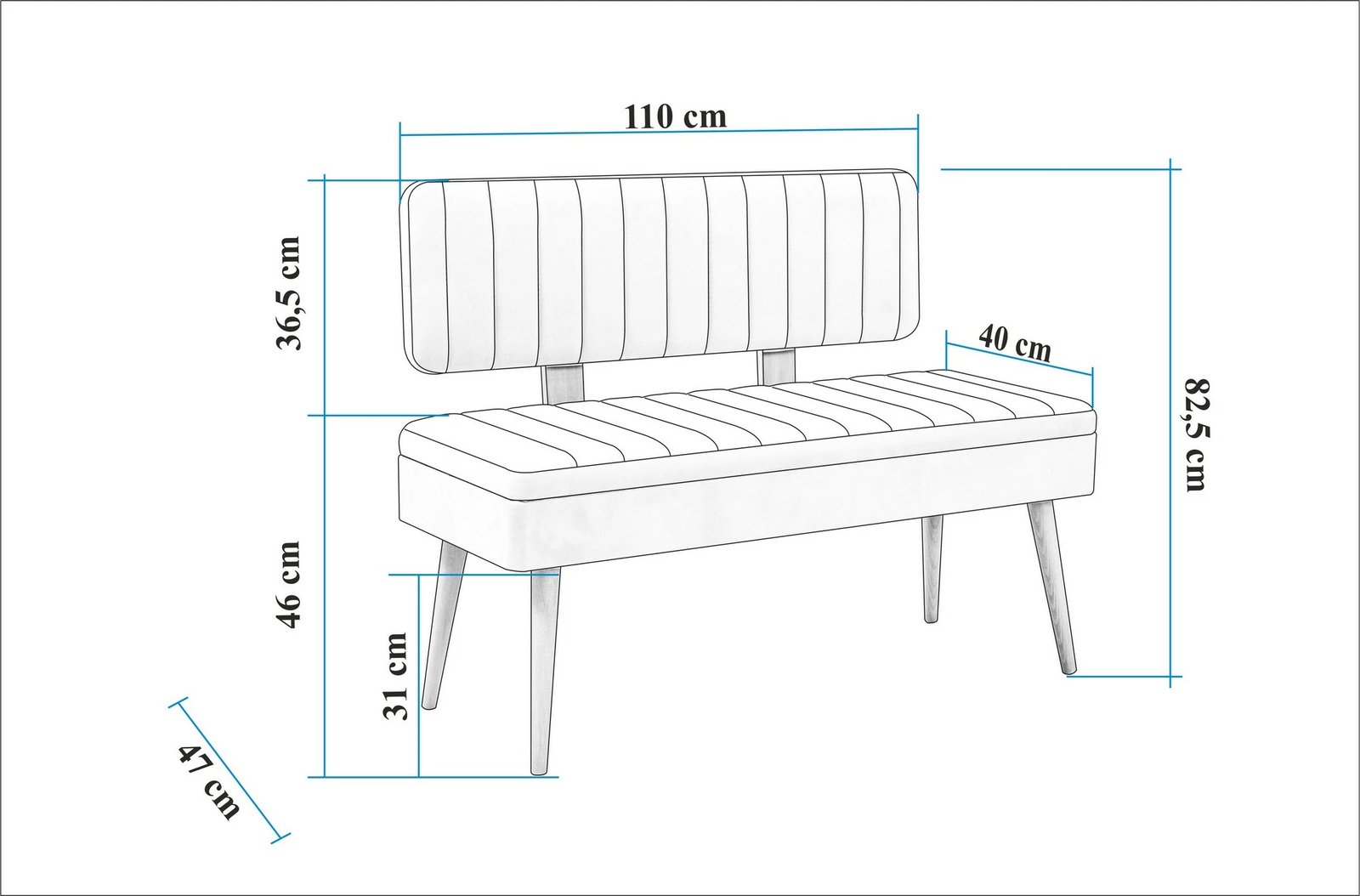 Set tavoline me karrige për ngrënie, zgjatues, 6 pjesë, Skye Decor, ngjyrë arre, krem