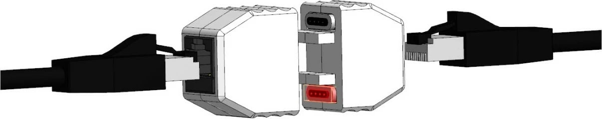 Mbështjellës magnetik ALLNET ALL-RJ45-MAGNET, RJ-45, i bardhë