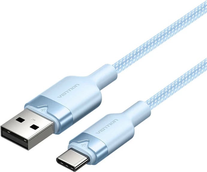 Kabllo USB 2.0 A në USB-C Vention CTNLH, 2m, Blu