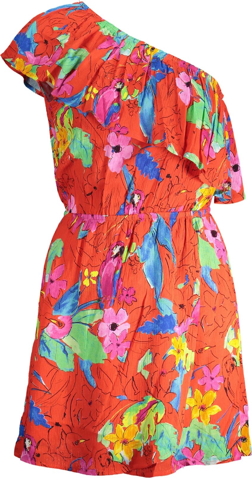 Fustan për femra Desigual, i kuq