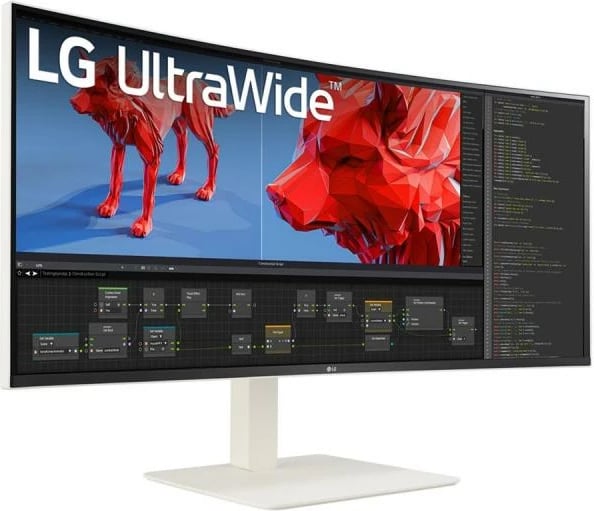 Monitor, LG 38BR85QC-W 37" UltraWide TFT/LCD, i bardhë