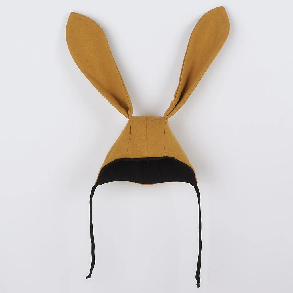 kapuç bebe, New Baby Favorite, pambuk me elastan, me lidhëse dhe i veshur brenda, madhësia 62 (3-6m), kafe