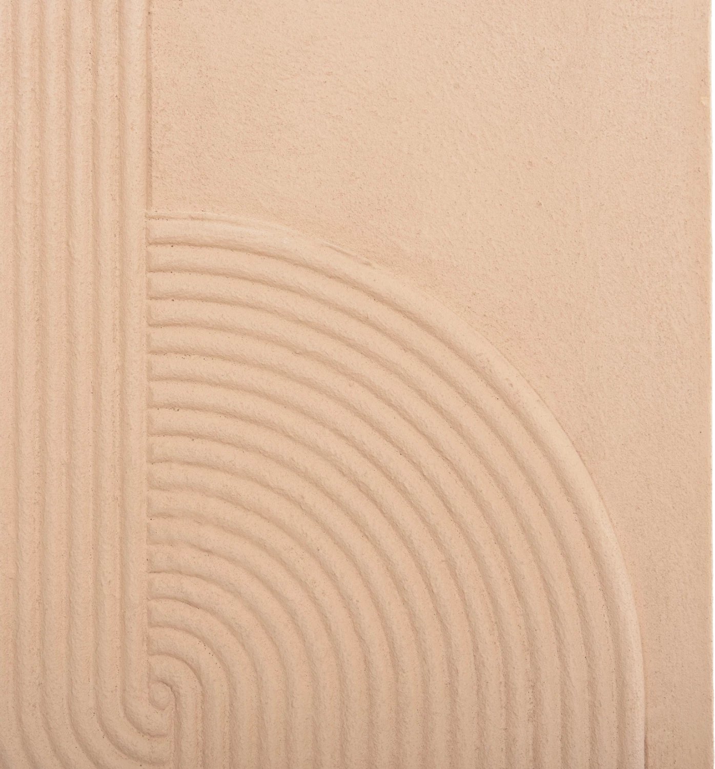 Panel dekorativ për mur, seri Santorini, ngjyrë bezhë, FH4521, 60x4x80 cm