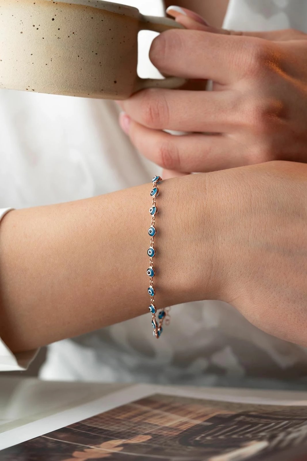 Byzylyk argjendi Jumeon, ngjyrë rozë, NRZ1000358