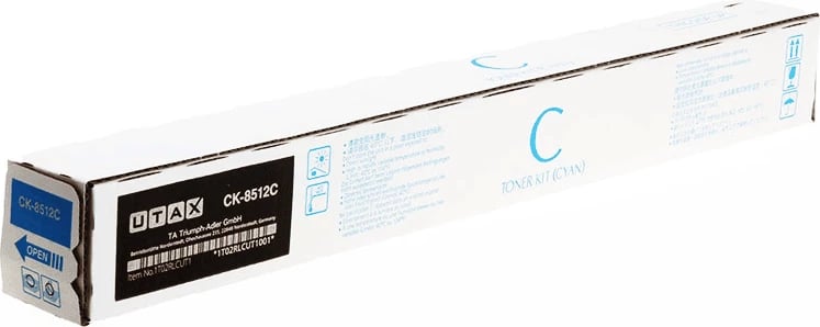 Toner, Utax CK-8512C 1T02RLCUT0 rendiment 15000 faqe cyan