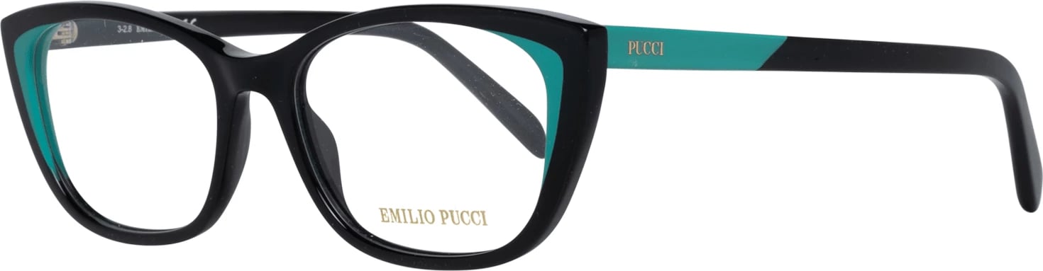 Kornizë optike për femra Emilio Pucci, e zezë