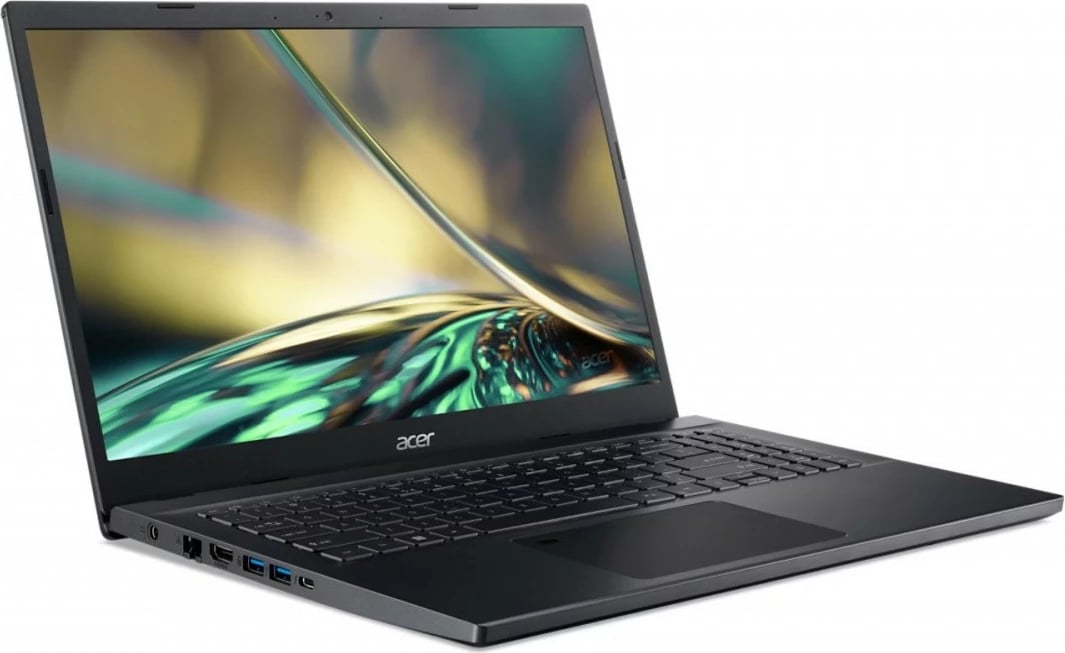Laptop gaming Acer Aspire 7 A715-76G-5303, 15.6", Intel Core i5-12450H, 16GB RAM, 512GB SSD, GeForce RTX 3050, i zi