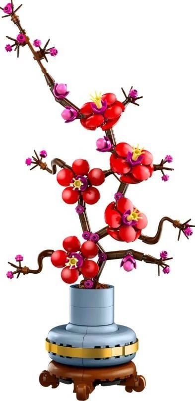 Set ndërtimi LEGO Icons 10369 Plum Blossom, 327 pjesë, dekor për shtëpi/zyrë