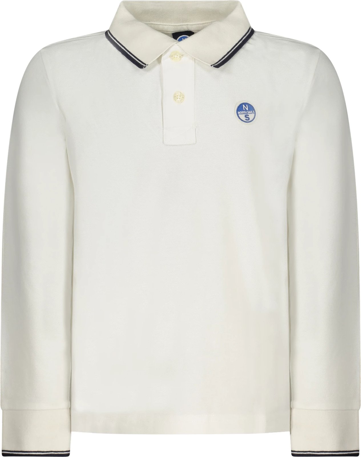 Maicë polo për djem NORTH SAILS, e bardhë