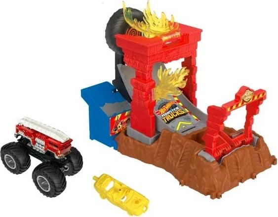 Set lodrash Hot Wheels Fire Demolition, shumëngjyrësh
