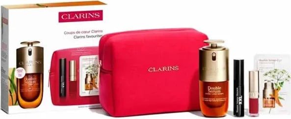 Set për fytyrë dhe make-up Clarins Double Serum 30ml 5 copë