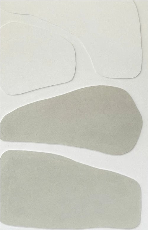 Pikturë dekorative RHYTHM B me kornizë, kanavacë, bezhë e bardhë, 82.6x4.3x122.6cm