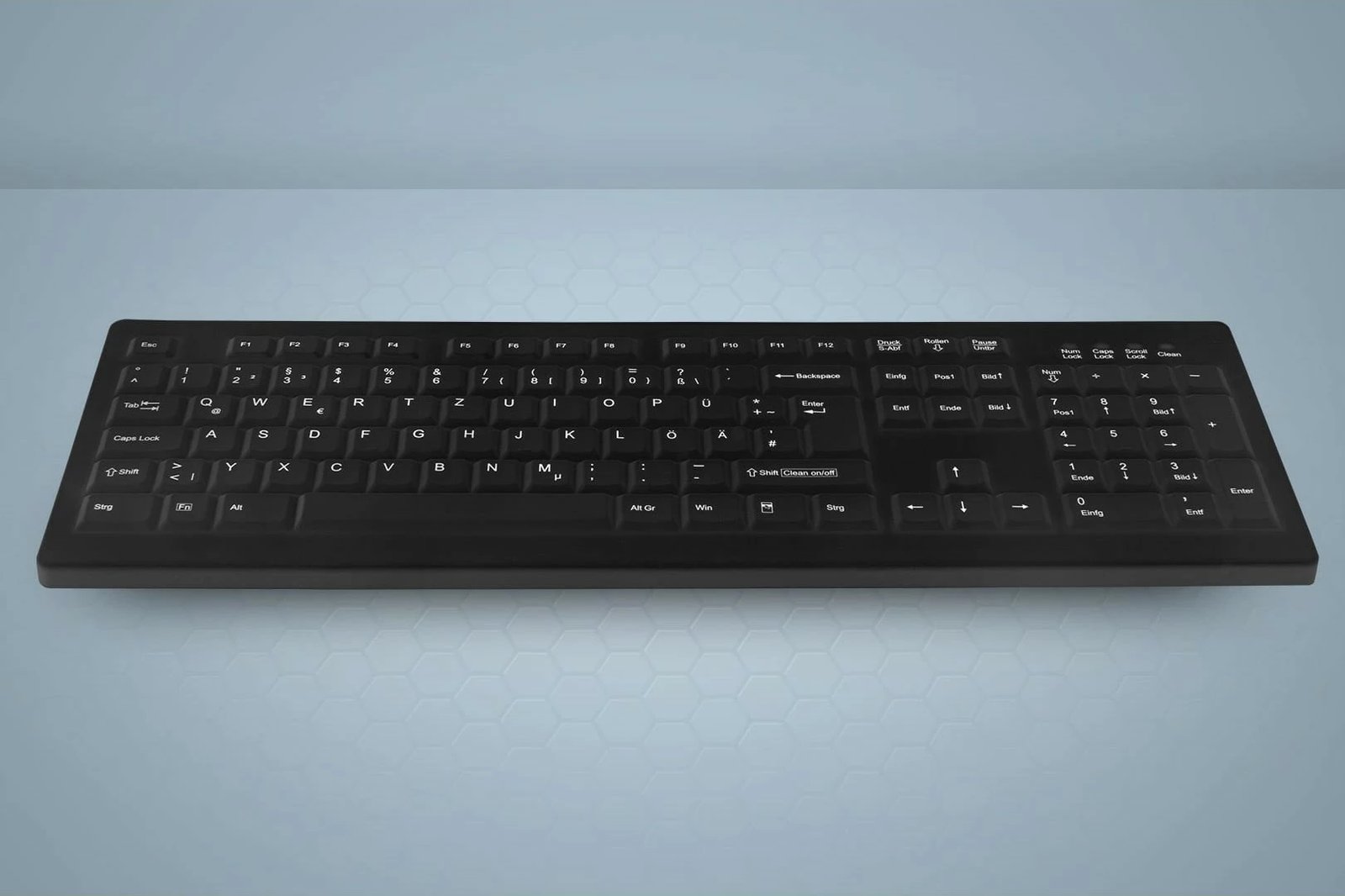 Tastierë Cherry AK-C8100, Full-size, Wireless, Membranë, QWERTZ, E zezë