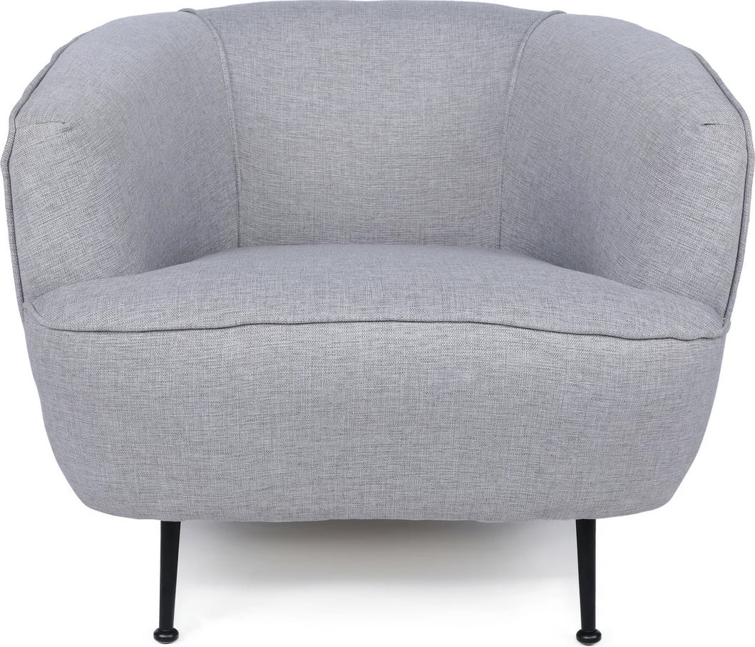 Karrige Wing Atelier del Sofa, Piccoli (Bony), lino, ngjyrë gri e çelët