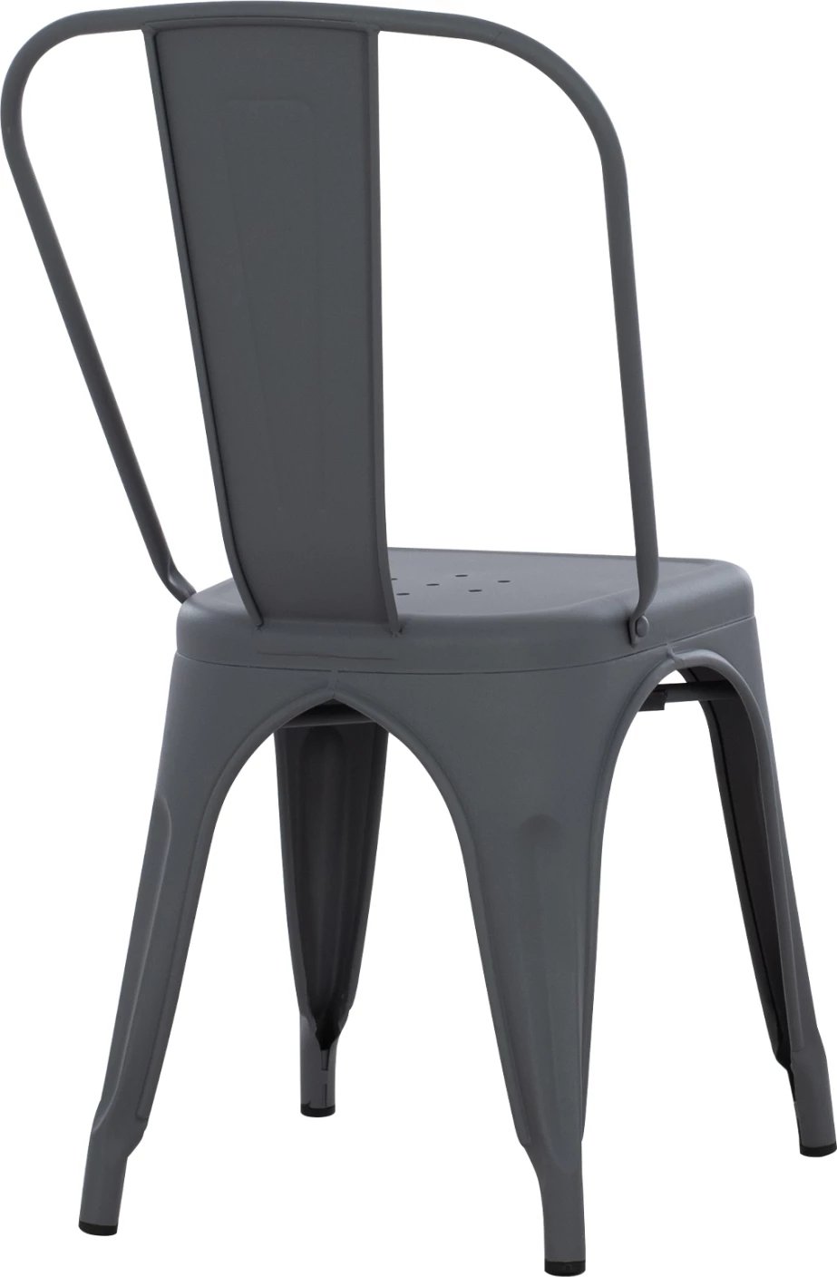 Karrige për ngrënie MELITA-PRO FH8641.50 metalike, ngjyrë gri, 44x47x84.5H cm