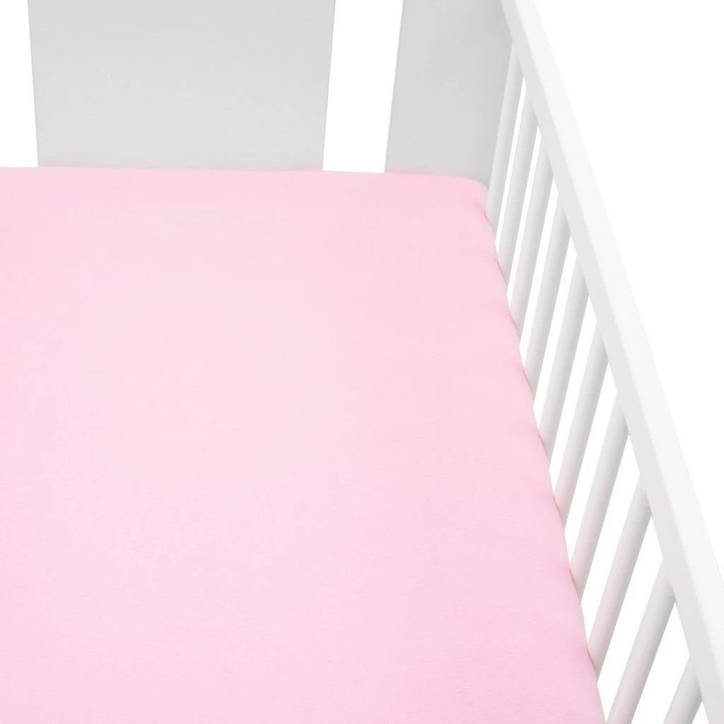 çarçaf krevat bebe NEW BABY jersey 120x60 cm rozë
