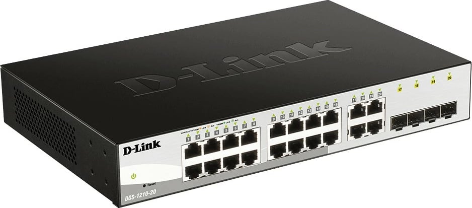 Switch D-Link DGS-1210-20, 20 porte, i zi
