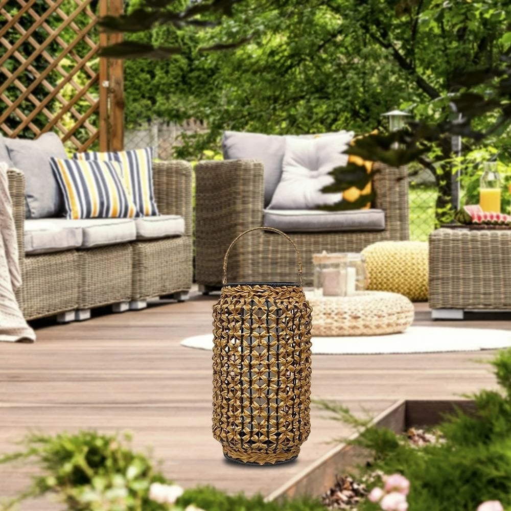 Llambë dyshemeje Opviq, ngjyrë lisi dhe e zezë, 4457-S06