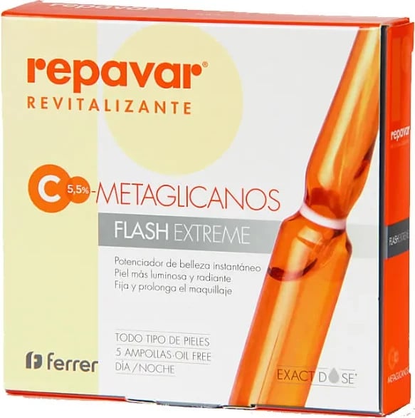Ampula për fytyrë Repavar Revitalize Flash Extreme 5 ampula