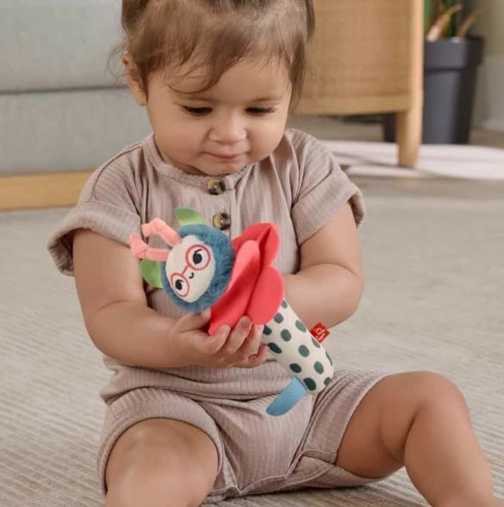 Set lodrash sensorike Fisher Price Planet Friends HYR56, multikolor, për foshnje