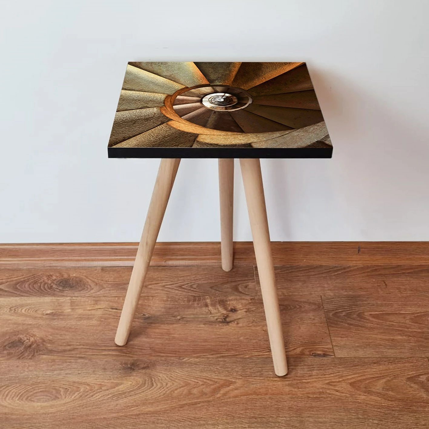 Tavolinë anësore Skye Decor, ngjyrë kafe-kamel, Shp360