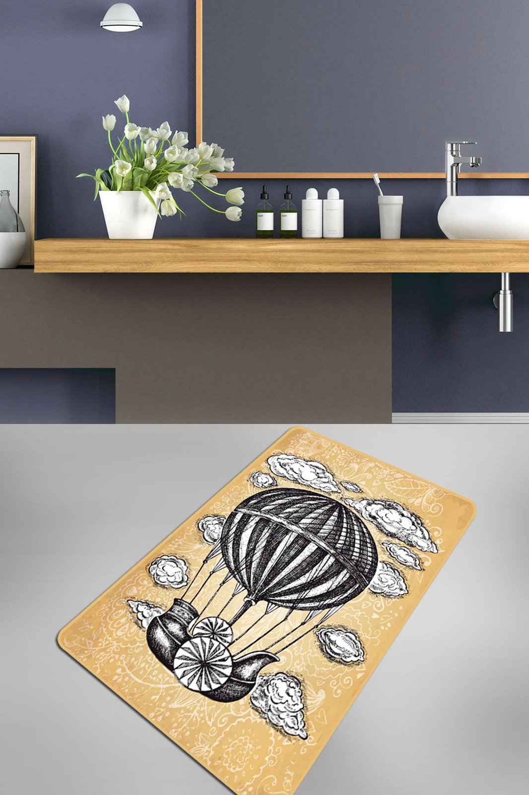 Tapet për banjo Mijölnir, Propeller, 70x120cm