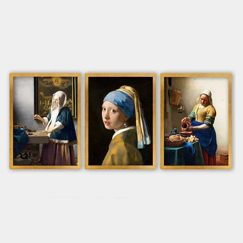 Pikturë dekorative me kornizë (3 copë), Wallity, 3AC_UN1015467_5575