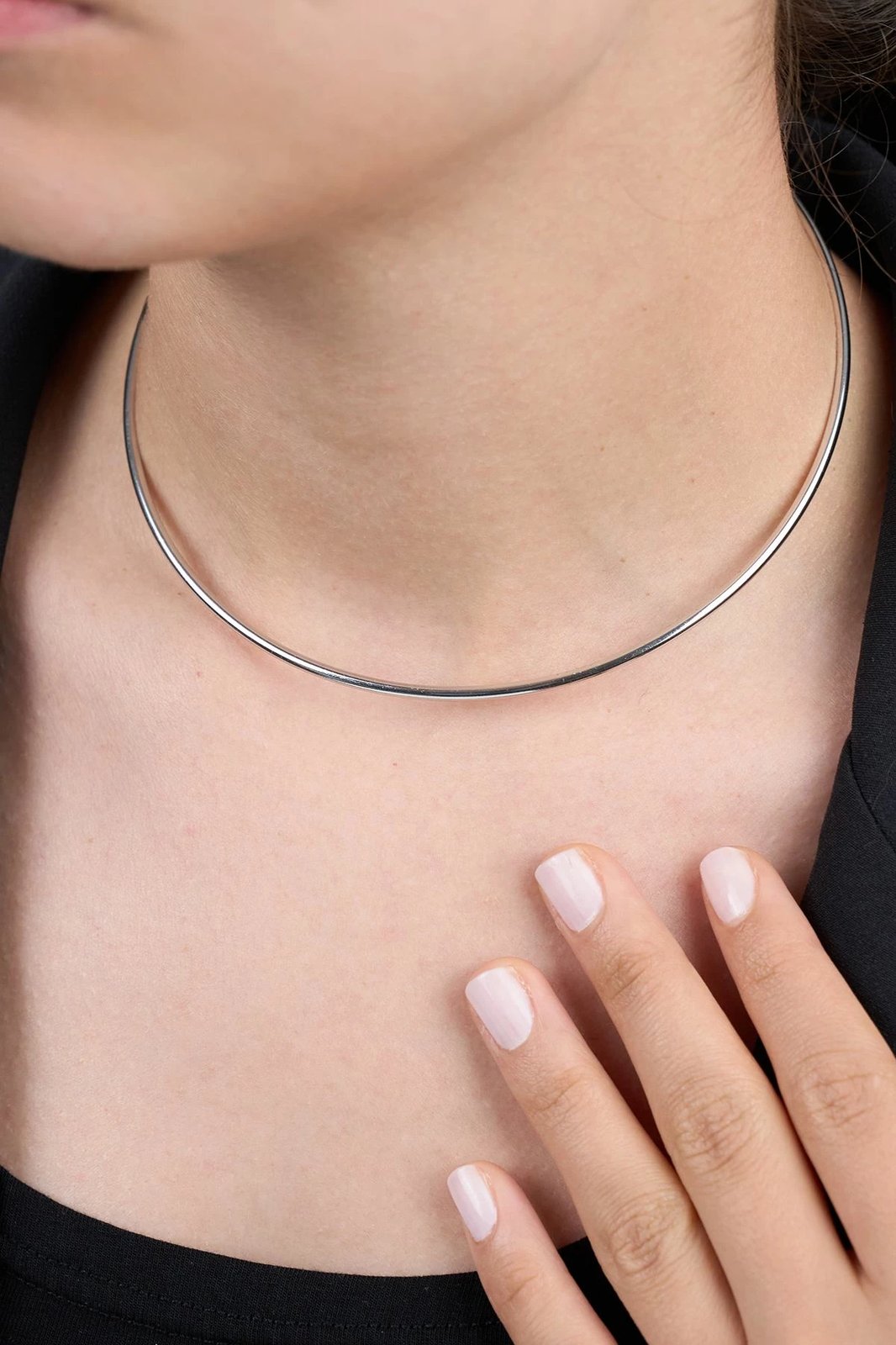 Qafore metalike Elika, ngjyrë argjendi, CK9979G