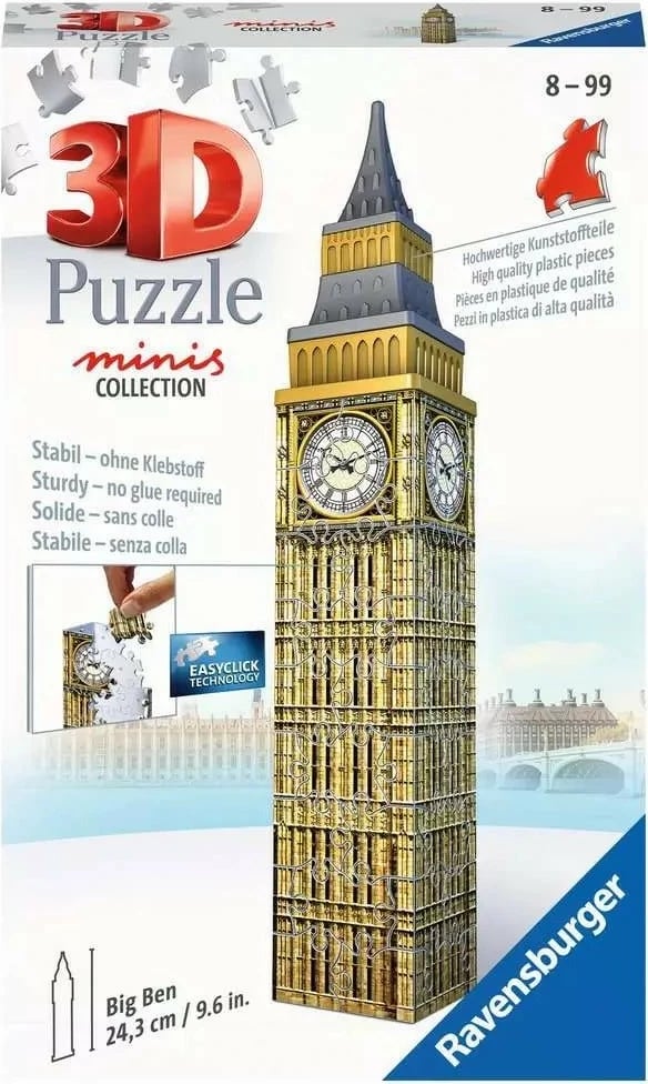 Puzzle 3D Big Ben Ravensburger Polska 54 pjesë mini