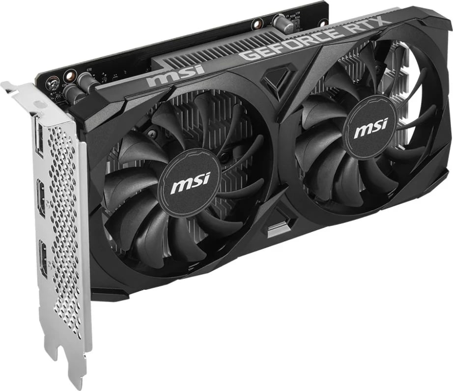 Kartelë grafike MSI Geforce RTX 3050 VENTUS 2X 6G OC, 6 GB GDDR6, E zezë