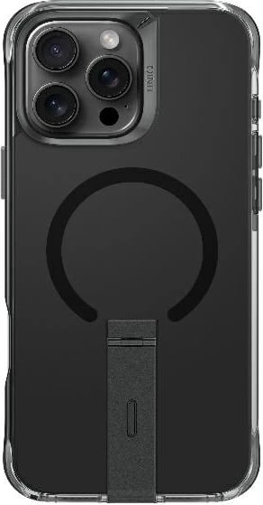 Mbështjellës UNIQ Eleva me këmbë Vertica për iPhone 16 Pro Max, e zezë
