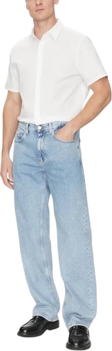 Këmishë për meshkuj Calvin Klein, e bardhë