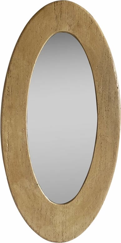 Pasqyrë ovale LITHOS 1, bezhë, 60x3.5x120 cm