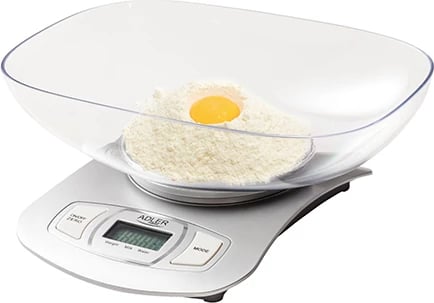 Peshore kuzhine, Adler AD 3137, kapacitet 5 kg, ndarje 1 g, tas 1.5 L, argjendtë