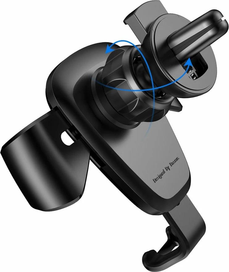 Mbajtës graviteti për celular Baseus SUYL-01, për grilë ventilimi, i zi