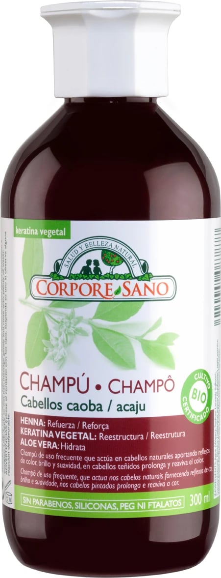 Shampon Corpore Henna Cabellos Caoba 300ml Sandalo