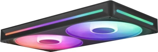 Ventilator për kasë NZXT F280 RGB CORE PWM, 280mm, i zi, RGB