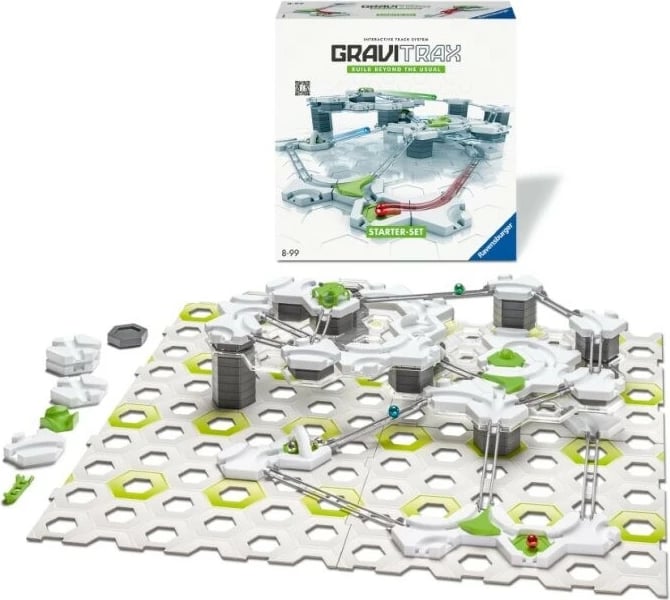 Set ndërtimi Ravensburger Gravitrax Starter Set, mbi 100 pjesë, për fëmijë dhe të rritur