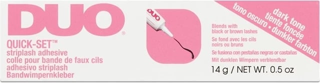 Lidhës për qerpikë të rremë Ardell Duo Quick Striplash Adhesive për femra Dark 14g