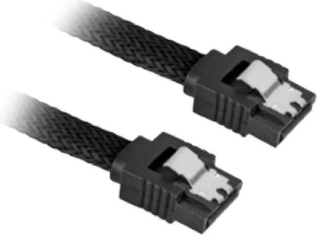 Kabllo SATA III Sharkoon 0.6m, e zezë