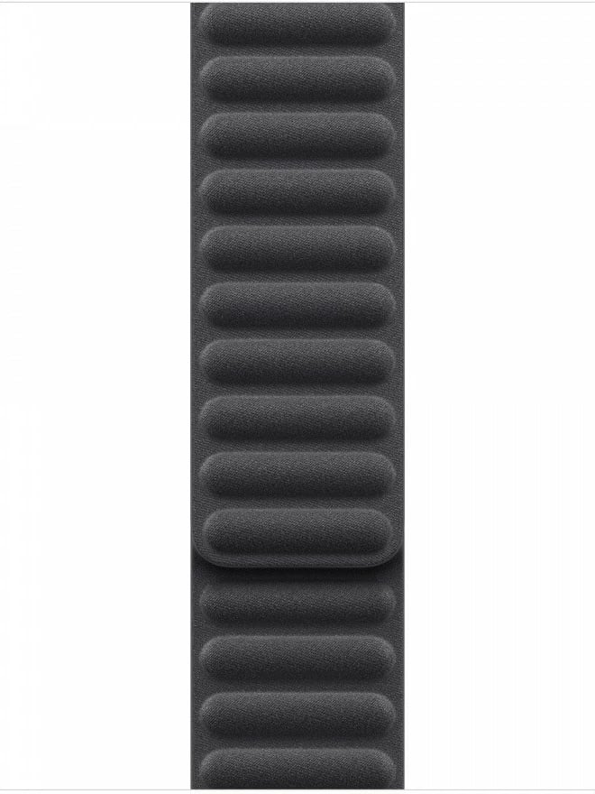 Rrip magnetik Apple për Apple Watch 42 mm, FineWoven, M/L, i zi