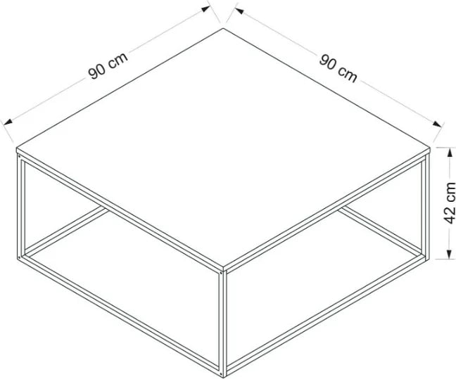 Tavolinë kafeje Hanah Home, Loni - dore
