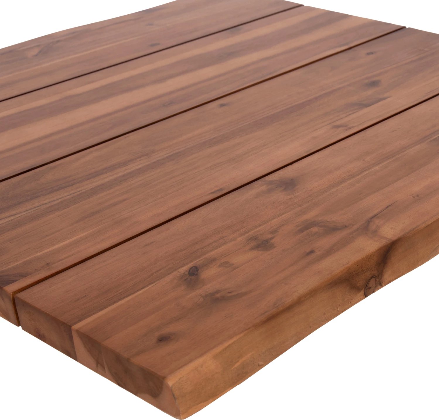 Sipërfaqe tavoline katrore, dru akacie natyrale, FH6300.01, 80x80x3.5cm