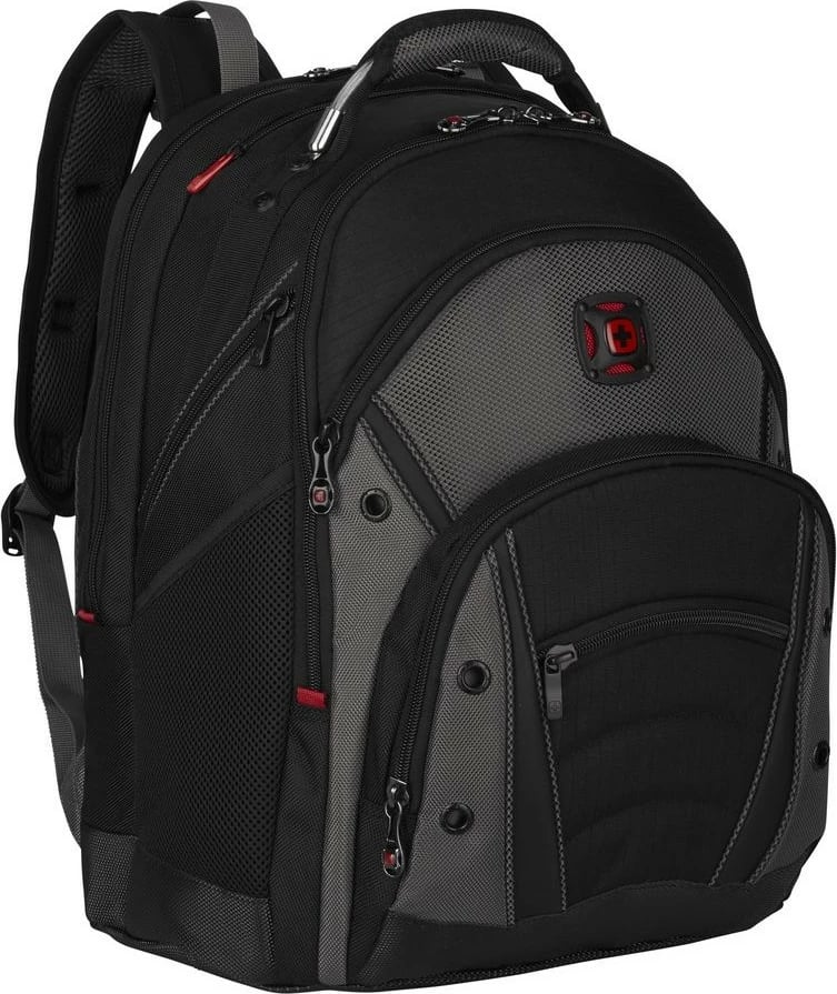 Çantë shpine Wenger Synergy për laptop 15.6 inç, e zezë/gri